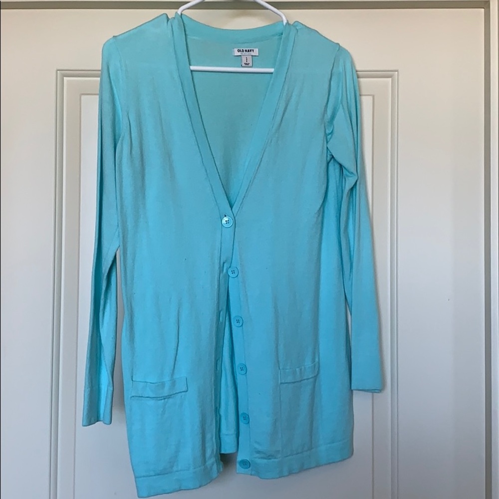 Light blue old navy cardigan